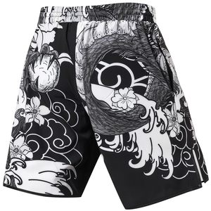 Shorts MMA pour hommes, imprimé intégral, taille élastique, entraînement de gym, kickboxing, légers, séchage rapide, colorés, haut de gamme pour arts martiaux MMA - Product Image 4