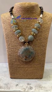 Collares de cuentas de resina, joyería hecha a mano con cuentas personalizadas a la moda para mujeres y niñas, hecha en la India, - Product Image 2