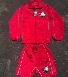 <b>Tracksuits</b> Windbreaker Set Men Custom Reflective Windbreaker Jacket and Shorts Outerwear Set Windbreaker Short Sets For Men - Product Image 5