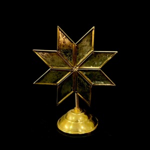 Stylish hanging star ornaments designed with festive symbols to celebrate the warmth, joy, and beauty of the <b>Christmas</b> season - Product Image 4