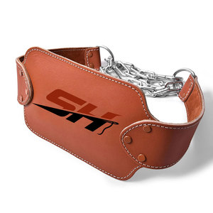 Pro Series Leather Weight Lifting Dip Belt Men Women Progressive Overload Training Maximum Muscles Development Use Custom Belt - Product Image 2