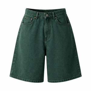 Shorts en jean amples pour femmes en gros - Options personnalisées disponibles auprès d'un fabricant de confiance - Product Image 1
