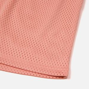 Suministro de fábrica, pantalones cortos atléticos, cómodos pantalones cortos deportivos transpirables de malla de secado rápido de verano, patrón de cintura elástica personalizado - Product Image 3