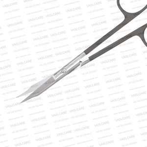 Tijeras Curvas Dentadas Goldman Fox de 12.5cm, Tijeras de Disección Finas para Tejidos Delicados, Recorte de Piel y Corte de Suturas - Product Image 3