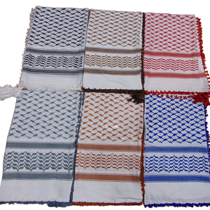 Nueva colección de Chal islámico Kefiyyeh para hombre, bufanda árabe Shemagh Keffiyeh, algodón multicolor, diseño palestino, venta al por mayor disponible - Product Image 1