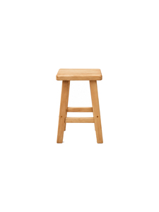 Modern Wooden Dining Stool With <b>Trestle</b> <b>Legs</b> Minimalist Design Stable Home Furniture For Indoor Use - Product Image 2