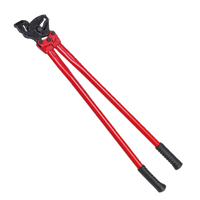 Pince de réparation de chaînes en acier GF avec poignée en plastique souple pour chaînes de pneus de camion lourd - Sertissage DIY OEM CP-32 Longue