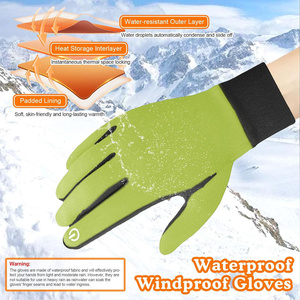 Waterproof Warm Winter Gloves Outdoor Gym Sports Scenes Touch Screen Fingers for Casual for Men and Women <b>Polybag</b> Unisex - Product Image 5