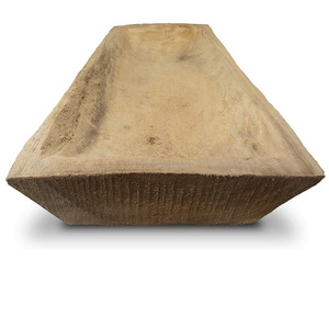 Tazón de masa de madera natural hecho a mano, característica desechable ecológica, superventas, producto para fiestas en casa, hotel, restaurante, venta al por mayor - Product Image 1