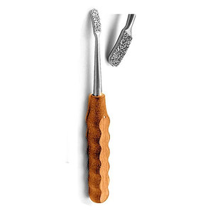 Lime à os de haute qualité avec manche en fibre, longueur 18 cm / 7 pouces, instrument chirurgical orthopédique à revêtement diamanté - Product Image 1