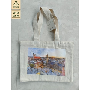 Sac de plage en coton non laminé de 10 onces, sac de voyage de plage 40x30x20 cm, logo personnalisé, vente en gros, OEM, marque privée, modèle SNCH231 - Product Image 3