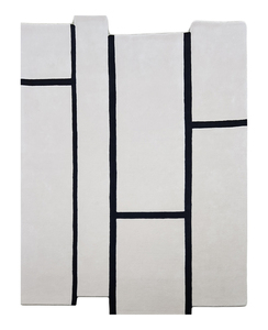 พรมทอมือคุณภาพสูงหรูหราขนาดใหญ่สำหรับห้องนั่งเล่น พรมสั่งทำพิเศษ พรมลายนามธรรมและชุดพรมสำหรับห้องนั่งเล่นและโรงแรม - Product Image 1