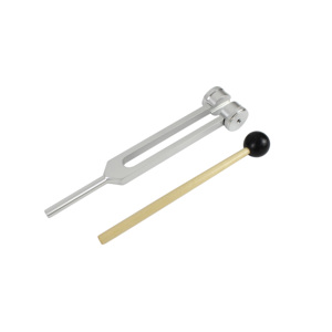 Diapasons de diagnostic nerveux médical de haute qualité, instruments de sonothérapie 128HZ 256HZ, diapasons ORL en alliage d'aluminium noir et argenté - Product Image 1