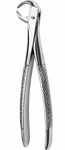Forceps d'extraction dentaire manuels ergonomiques n° 74 instruments réutilisables autoclavables en acier inoxydable chromé - Product Image 4