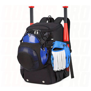 Custom Large Waterproof T-Ball Equipment Gear Batting <b>Backpack</b> Bag Rolling Softball Baseball Catcher Bag with <b>Wheels</b> Durable - Product Image 4