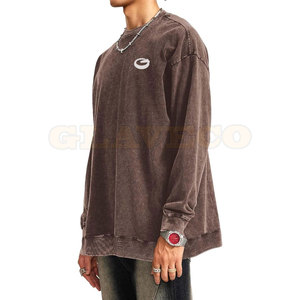 Sudaderas con Lavado Ácido de Calidad para Invierno, Ropa de Moda para Hombre, Sudaderas con Lavado Ácido - Product Image 3