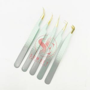 ชุดแหนบตัดขนตาสองสี ชุบทอง สแตนเลส คุณภาพสูงจาก Professional Somofy Enterprises แบบปลายเฉียง ปลายแบน และปลายแหลม ใช้งานได้ยาวนาน - Product Image 6