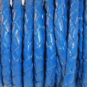 Cordons ronds en cuir tressé véritable cordons tressés 4mm pour la fabrication d'accessoires de bijoux Bracelets Pendentif - Product Image 4