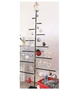 New design black antique ideal size Twinkle christmas <b>tree</b> handcrafted from solid mild steel and finished with clear lacquer - Product Image 6