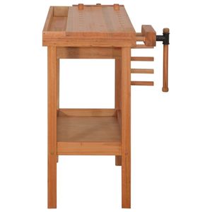 Banco di falegnameria con cassetto 2 morsi legno duro per la lavorazione del legno - Product Image 4