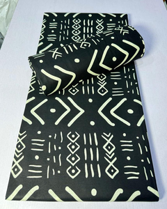 Tissu moderne en mélange coton-viscose imprimé wax africain Gaborone pour vêtements élégants pour femmes - Product Image 4