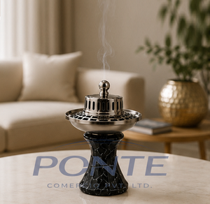 Wholesale Premium Stainless Steel <b>Hookah</b> Bowl With Integrated Heat Management System Luxury Marble Pattern Shisha Chillum - Product Image 6