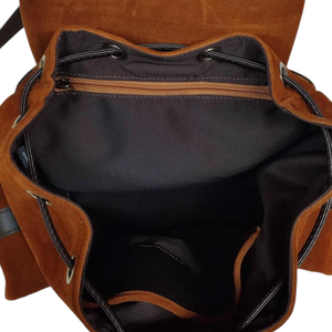 Sac à dos seau marron pour homme, nouveau design, durable, grande capacité, sac de voyage, doublure en polyester - Product Image 6