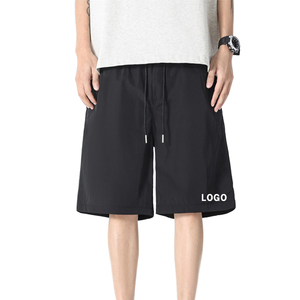 High Quality Men's Shorts Comfortable Casual Double Layer Design High Waist <b>Elastic</b> <b>Belt</b> 100% Cotton Canvas 300 GSM Quick Dry - Product Image 1