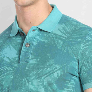 Tissu de qualité supérieure pour maillot de golf personnalisé pour homme, uni, à manches courtes, décontracté, pour polos avec logo à motif lettres - Product Image 4