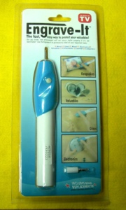 Stylo graveur sans fil HC0210 | Stylo graveur sans fil bleu et blanc en plastique, batterie rechargeable, embout en céramique, outil de bricolage - Product Image 5