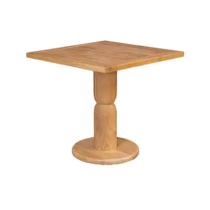 Mesa de Comedor Hecha a Mano de Madera de Teca Sólida de Alta Calidad Directo de Fábrica, Diseño Moderno, Impermeable, Ecológica y Duradera para Exteriores - Product Image 4