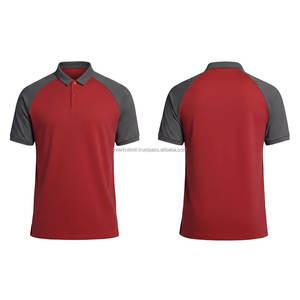 Camiseta de Golf para Hombre |   Camisa de Golf de Corte Estándar, Tejido de Punto Transpirable que Absorbe el Sudor, con Mangas Raglán y Botones Ocultos - Product Image 6