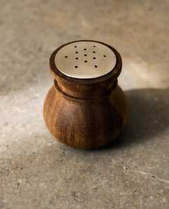 Cute Mushroom Shape Wooden Salt and Pepper <b>Shaker</b> Set Eco Friendly Natural Wood Seasoning Dispenser Kitchen Spice <b>Bottle</b> Set - Product Image 6