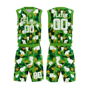 Fournisseur en gros d'uniformes de basketball, vêtements d'équipe personnalisés unisexes, maillots et shorts, grandes tailles, 100% polyester, séchage rapide - Product Image 3