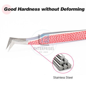 Équipement de beauté, pinces pour extensions de cils, style unique, pinces pour extensions de cils sur mesure - Product Image 5