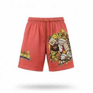 Pantalones cortos de baloncesto para hombre, personalizados, al por mayor, a la moda, de malla de poliéster 100% sublimada, de 220 GSM. - Product Image 1