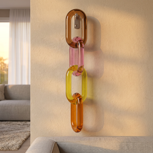 Liens de Chaîne Colorés Faits Main en Résine Écologique Personnalisables pour Décoration Artistique – DIY Fête et Maison – Tailles Personnalisées Disponibles |   ARTISANAT - Product Image 1