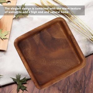 Bandeja Cuadrada de Madera Premium, Elegante y Rústica, para Servir Té y Aperitivos, al por Mayor, Proveedor de Exportación - Product Image 5