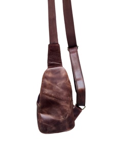 คุณภาพสูงใช้ได้ทั้งชายและหญิงกระเป๋าสะพายไหล่หนังสีน้ำตาลเข้มแบบโบราณสายสะพายไหล่กระเป๋าขายส่งผู้ชายผู้หญิงมีสไตล์เข็มขัดอุปกรณ์เดินทาง - Product Image 5