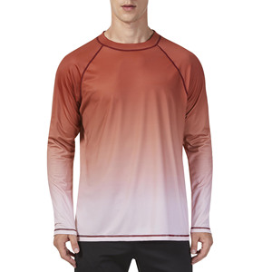 เสื้อสเวตเชิ้ตคอกลมแบบพื้นฐานที่ออกแบบมาเพื่อการสวมใส่ได้หลากหลายสำหรับชุดว่ายน้ำ Rashguard UPF 50+ UV สำหรับออกกำลังกาย - Product Image 1