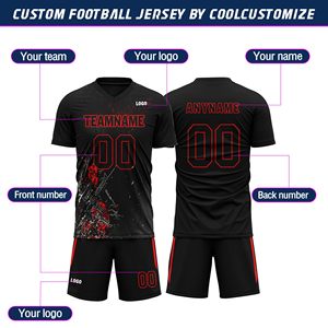 Personalized Soccer Jersey Custom Team Name Number Logo Football Shirt Wholesale Supplier - Product Image 6