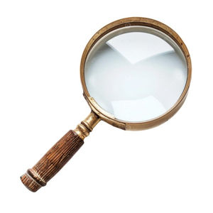 Loupe de poche de luxe avec cadre en laiton antique et poignée en résine imprimé léopard pour la lecture, la bijouterie, la décoration de bureau, ou comme cadeau - Product Image 3