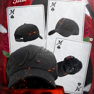 Nouvelle Casquette Originale Tito Double P Noire Snapback G5 Broderie Noire Casquette de Baseball en Daim 5 Panneaux Innedit Hat - Product Image 3