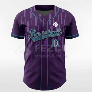 Maillot de baseball respirant imprimé avec design et logo personnalisés, prix de gros, logo personnalisé, sans manches pour homme, 100% polyester - Product Image 2