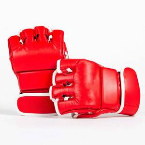 Gants de boxe MMA avec logo imprimé, en PU, fermeture auto-agrippante, unisexe, pour entraînement au sac de frappe et sparring - Product Image 3