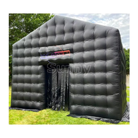 Tente de discothèque gonflable géante personnalisable avec logo pour fêtes, gazebo de jardin, fournitures de fête, en tissu Oxford et PVC imperméable