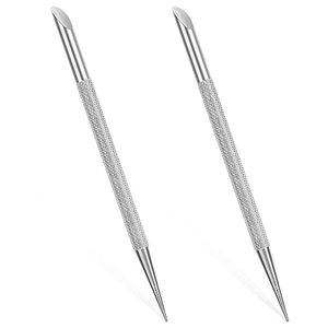 Juego de Herramientas de Acero Inoxidable de Doble Punta para Limpieza de Uñas y Cutículas, 12 cm, Reutilizable, Empujador de Cutículas con Diseño de Doble Cabeza - Product Image 3