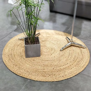 Tapis d'été vietnamien en rotin et bambou, fait main, lavable, antidérapant, doux pour la peau, épais et moelleux, pour aire de jeu des enfants - Product Image 5