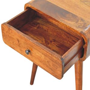 Mesita de noche Avora Chestnut con 1 cajón - Product Image 4