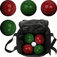 Lot de boules de pétanque en résine personnalisées et durables, 90mm/100mm/107mm, pour jeux de plein air et de plage pour adultes au printemps